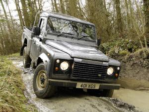 Land Rover Defender 110 High Capacity Pickup 2007 года (UK)